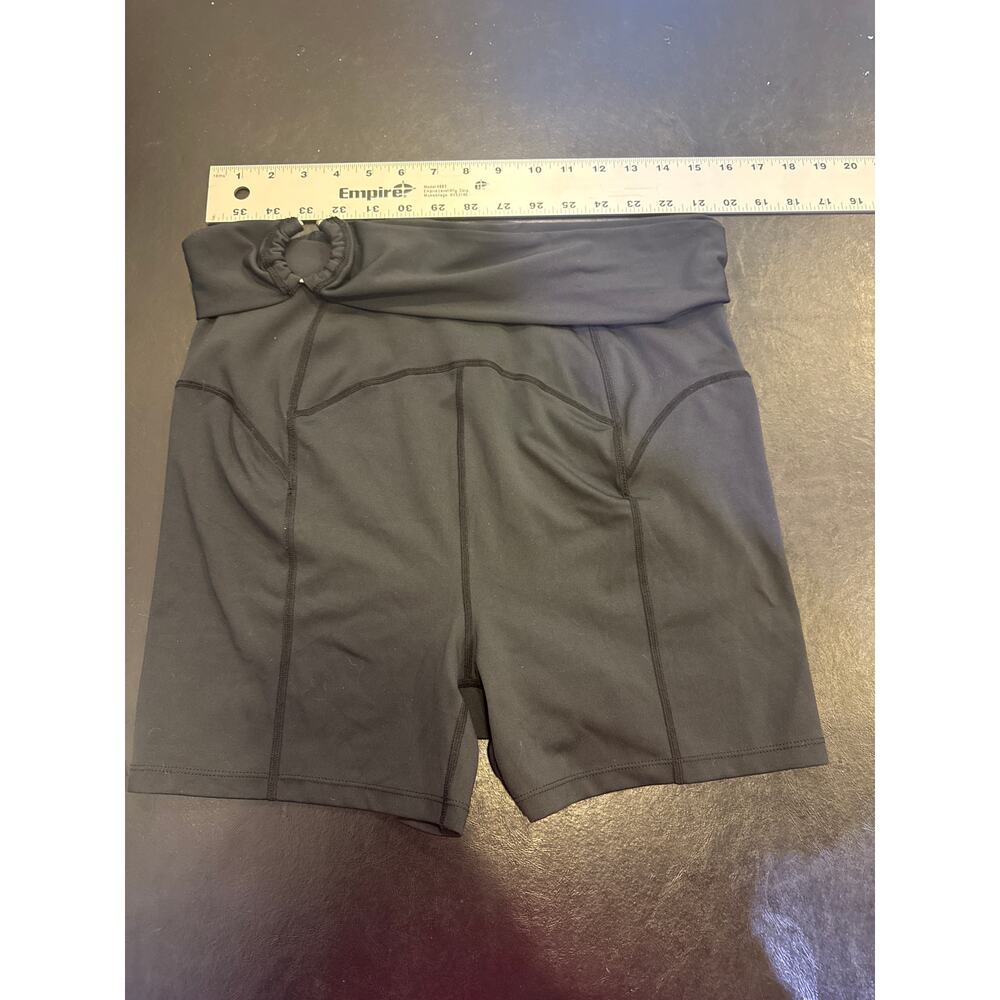 Free people movement black biker shorts size large